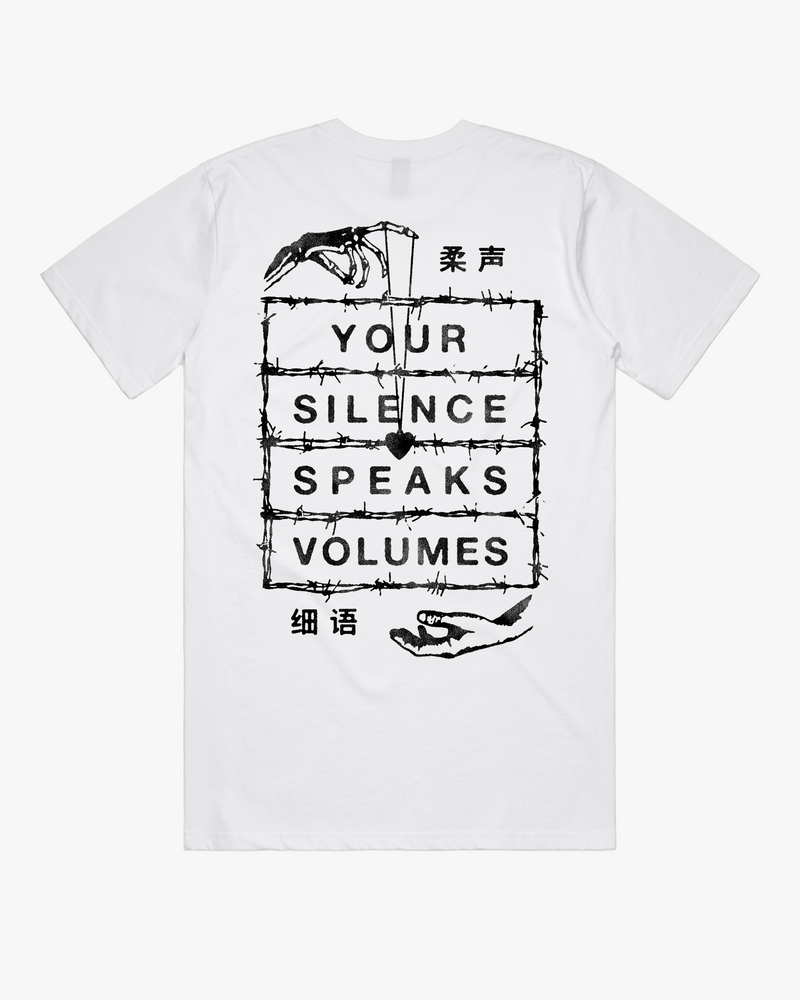 SILENCE TEE (WHITE)